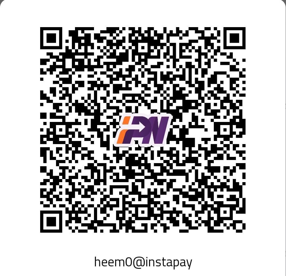 رمز QR للدعم عبر InstaPay